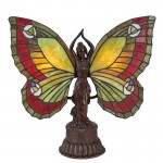 Lampa Tiffany Butterfly 41x20x41 cm, Clayre &Eef